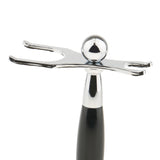 Maxbell Men Barber Alloy Shaving Brush Safety Razor Holder Rack Stand 2 Prongs #1