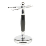 Maxbell Men Barber Alloy Shaving Brush Safety Razor Holder Rack Stand 2 Prongs #1