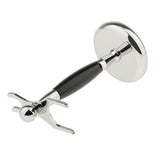 Maxbell Men Barber Alloy Shaving Brush Safety Razor Holder Rack Stand 2 Prongs #1