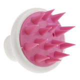 Maxbell Shampoo Shower Washing Scrub Scalp Massage Massager Hair Brush Comb Pink+White