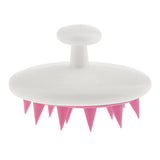 Maxbell Shampoo Shower Washing Scrub Scalp Massage Massager Hair Brush Comb Pink+White