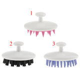 Maxbell Shampoo Shower Washing Scrub Scalp Massage Massager Hair Brush Comb Pink+White