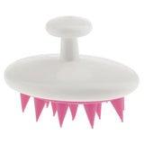 Maxbell Shampoo Shower Washing Scrub Scalp Massage Massager Hair Brush Comb Pink+White