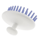 Maxbell Shampoo Shower Washing Scrub Scalp Massage Massager Hair Brush Comb Purple+White