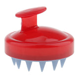 Maxbell Silicone Shampoo Scalp Shower Hair Washing Massage Massager Brush Comb  Red