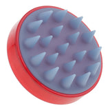 Maxbell Silicone Shampoo Scalp Shower Hair Washing Massage Massager Brush Comb  Red