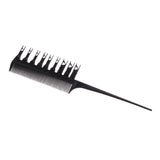 Maxbell Professional Sectioning Weave Highlighting Salon Highlights Hair Comb Black