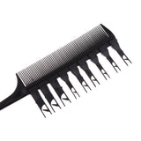 Maxbell Professional Sectioning Weave Highlighting Salon Highlights Hair Comb Black