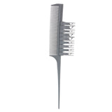 Maxbell Professional Sectioning Weave Highlighting Salon Highlights Hair Comb Silver