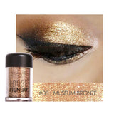 Maxbell Shimmer Glitter Eyeshadow Pigments  Eye Shadow Loose Powder  8# Bronze