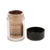 Maxbell Shimmer Glitter Eyeshadow Pigments  Eye Shadow Loose Powder  8# Bronze