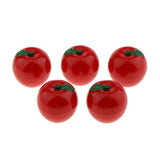 Maxbell 5 Pieces Apple Fruit Flavor Natural Moisturizing Lip Balm for Dry Lips Red