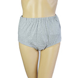 Maxbell Women Adults Reusable Snap-On Incontinence Pant Diaper Protective Grey L