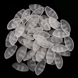 Maxbell 25 Pairs Push Silicone Nose Pads for Glasses Spectacles Eyeglass 15mm Clear