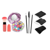 Maxbell 150PCS Disposable Applicator Wand Set Eyelash Liner Eye Lip Brushes black