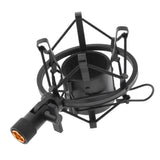 Maxbell Universal Mic Microphone Shock Mount Holder Studio Sound Recording Black