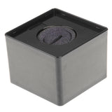 Maxbell Square Mic Microphone Logo Flag Station Log Interview Meeting Speech Black