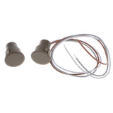 Maxbell Wired Magnetic Contact Switch Window Door Sensor Home Burglar Alarm -Brown