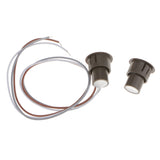 Maxbell Wired Magnetic Contact Switch Window Door Sensor Home Burglar Alarm -Brown