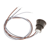 Maxbell Wired Magnetic Contact Switch Window Door Sensor Home Burglar Alarm -Brown