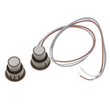 Maxbell Wired Magnetic Contact Switch Window Door Sensor Home Burglar Alarm -Brown