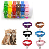 Maxbell Adjustable Puppy Dog Kitten Cat Safety Collar Neck Buckle Strap w/ Bell Gren