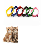 Maxbell Adjustable Puppy Dog Kitten Cat Safety Collar Neck Buckle Strap w/ Bell Gren