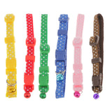 Maxbell Adjustable Puppy Dog Kitten Cat Safety Collar Neck Buckle Strap w/ Bell Gren