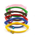 Maxbell Adjustable Puppy Dog Kitten Cat Safety Collar Neck Buckle Strap w/ Bell Gren