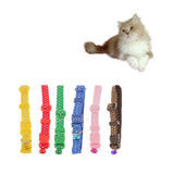 Maxbell Adjustable Puppy Dog Kitten Cat Safety Collar Neck Buckle Strap w/ Bell Gren