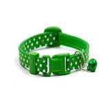 Maxbell Adjustable Puppy Dog Kitten Cat Safety Collar Neck Buckle Strap w/ Bell Gren