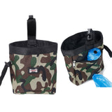 Maxbell Pet Dog Training Treat Snack Bag Feed Bait Pouch Poop Bags Dispenser Green