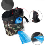 Maxbell Pet Dog Training Treat Snack Bag Feed Bait Pouch Poop Bags Dispenser Green