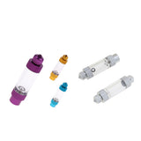 Maxbell Aluminium Aquarium Inline CO2 Bubble Counter with check valve Single Head
