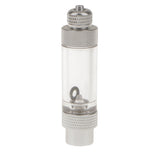 Maxbell Aluminium Aquarium Inline CO2 Bubble Counter with check valve Single Head