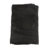 Maxbell Solid Color Satin Silk Bedding Duvet Cover Set , King Size Bed Black