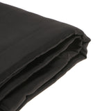 Maxbell Solid Color Satin Silk Bedding Duvet Cover Set , King Size Bed Black