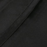 Maxbell Solid Color Satin Silk Bedding Duvet Cover Set , King Size Bed Black