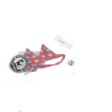 Maxbell Spots Decorating Pet Dog Necktie Collar Leash with Nail Catcher Red S