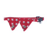 Maxbell Spots Decorating Pet Dog Necktie Collar Leash with Nail Catcher Red S