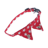 Maxbell Spots Decorating Pet Dog Necktie Collar Leash with Nail Catcher Red S