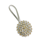 Maxbell Magnetic Crystal Curtain Clip Tiebacks Tie Backs Buckle Luxury  Golden
