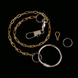 Maxbell Creative Parrot Foot Metal Fission Chain for Birds Cockatiels Peony 04 04