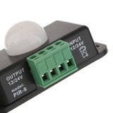 Maxbell Automatic Infrared PIR Motion Sensor Switch Motion Detector DC12-24V Black