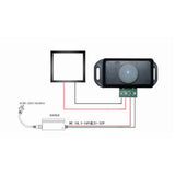Maxbell Automatic Infrared PIR Motion Sensor Switch Motion Detector DC12-24V Black