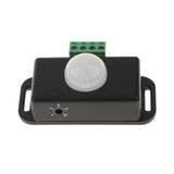 Maxbell Automatic Infrared PIR Motion Sensor Switch Motion Detector DC12-24V Black