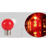 Maxbell 5W LED Light Bulb E27 Screw Base Party Holiday Home Decor Bulb 110-240V Red