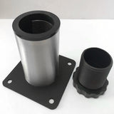 Maxbell Stainless Steel Adjustable Round Furniture Legs Wardrobe Sofa Legs 50x80mm