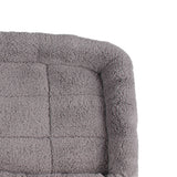 Maxbell Super Soft Washable Pet Cat Dog Cushion Sleeper Mat Warm House Pad L Grey