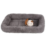 Maxbell Super Soft Washable Pet Cat Dog Cushion Sleeper Mat Warm House Pad L Grey